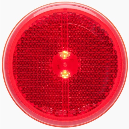 Optronics Red 2.5-In Marker/Clearance Light With Reflex, Grommet Mount, Weathertight Connection MCL59RMB